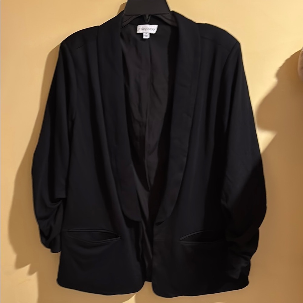 Stacy London Black Blazer size Medium color Black